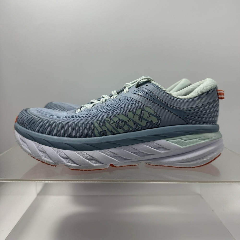 Hoka One One Bondi 7 Blue 1110519 BFBG Running Sneakers Shoes Women's Size 7.5